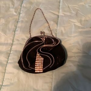Black coin purse